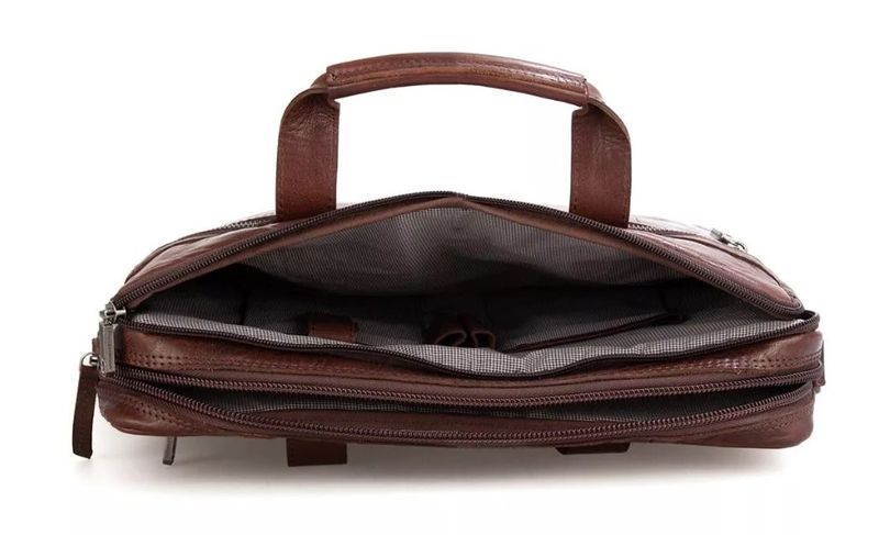 Spikes & Sparrow PC-veske 15.6'' Skinn Sort