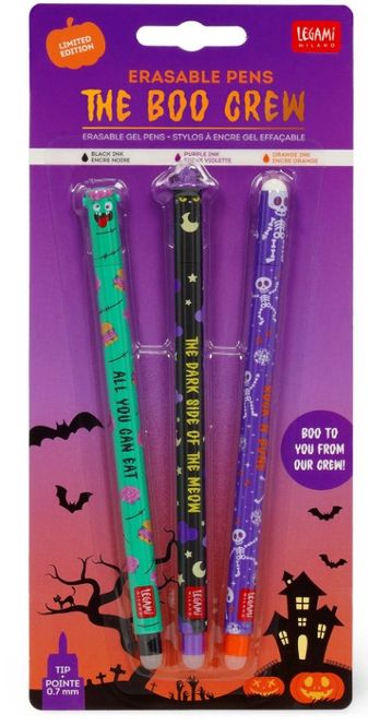 Hovedbilde Viskbare Penner / Kryssordpenn Limited etd 3 pk Halloween 