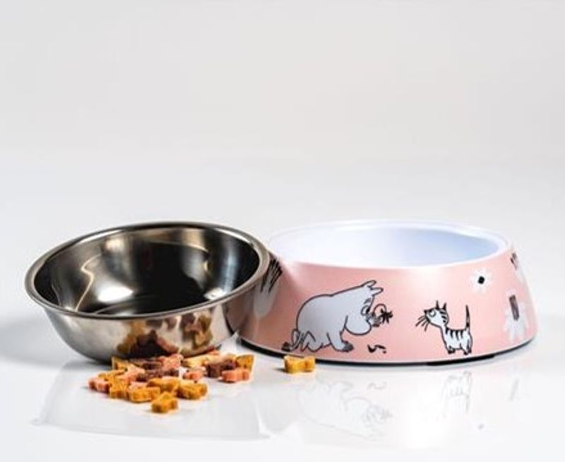 Mummi Pets Matskål - Liten Rosa
