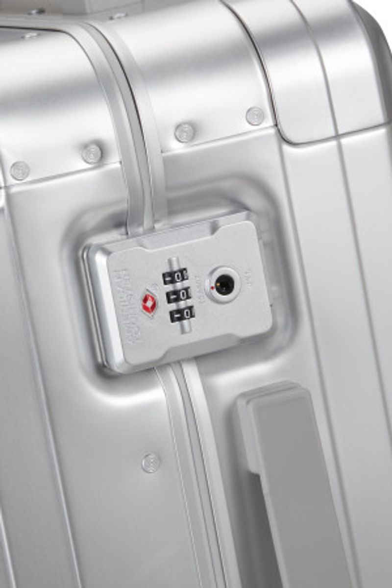 American Tourister Soundbox Alu Spinner 77 cm – Silver