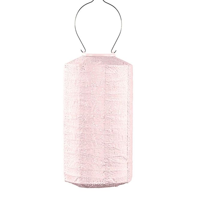 Hovedbilde Lumiz Solcelle Led Lykt Cylinder 18 Paisley Soft Blush