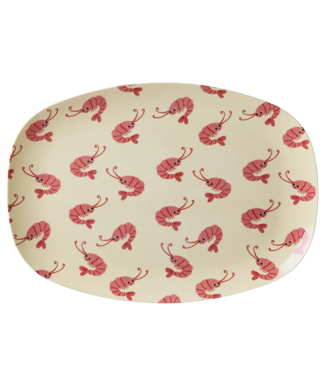 Serveringsfat fra Rice med rekemotiv (L 30 cm)