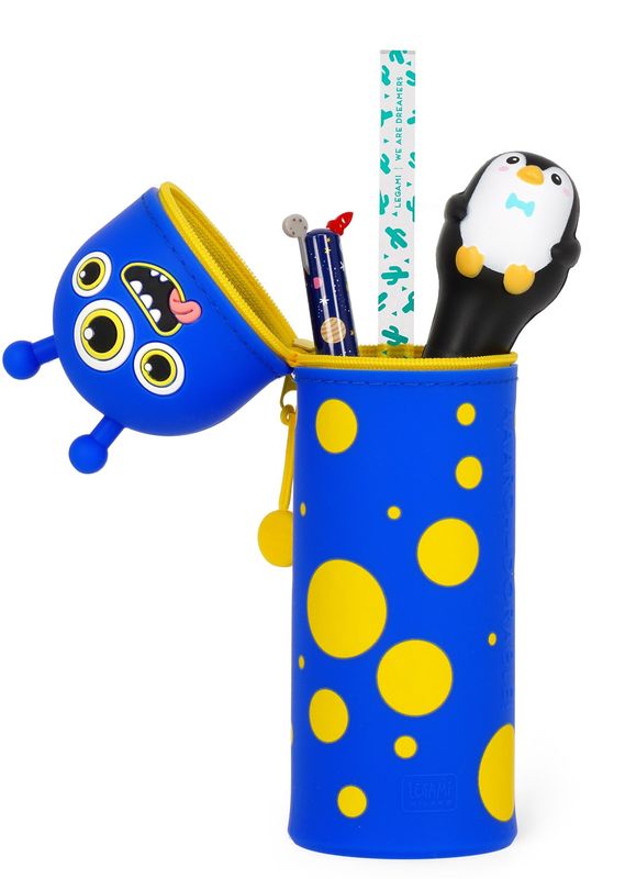 Silikon pennal Kawaii, 2i1 Monster