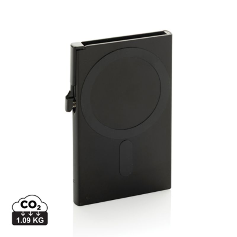 Magnetisk RFID-kortholder i aluminium til mobil – opptil 7 kort