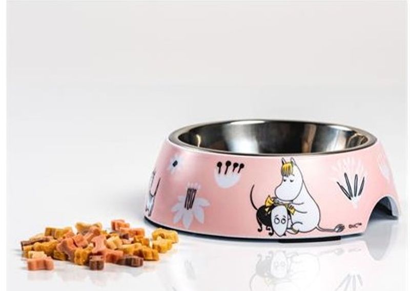 Mummi Pets Matskål - Liten Rosa