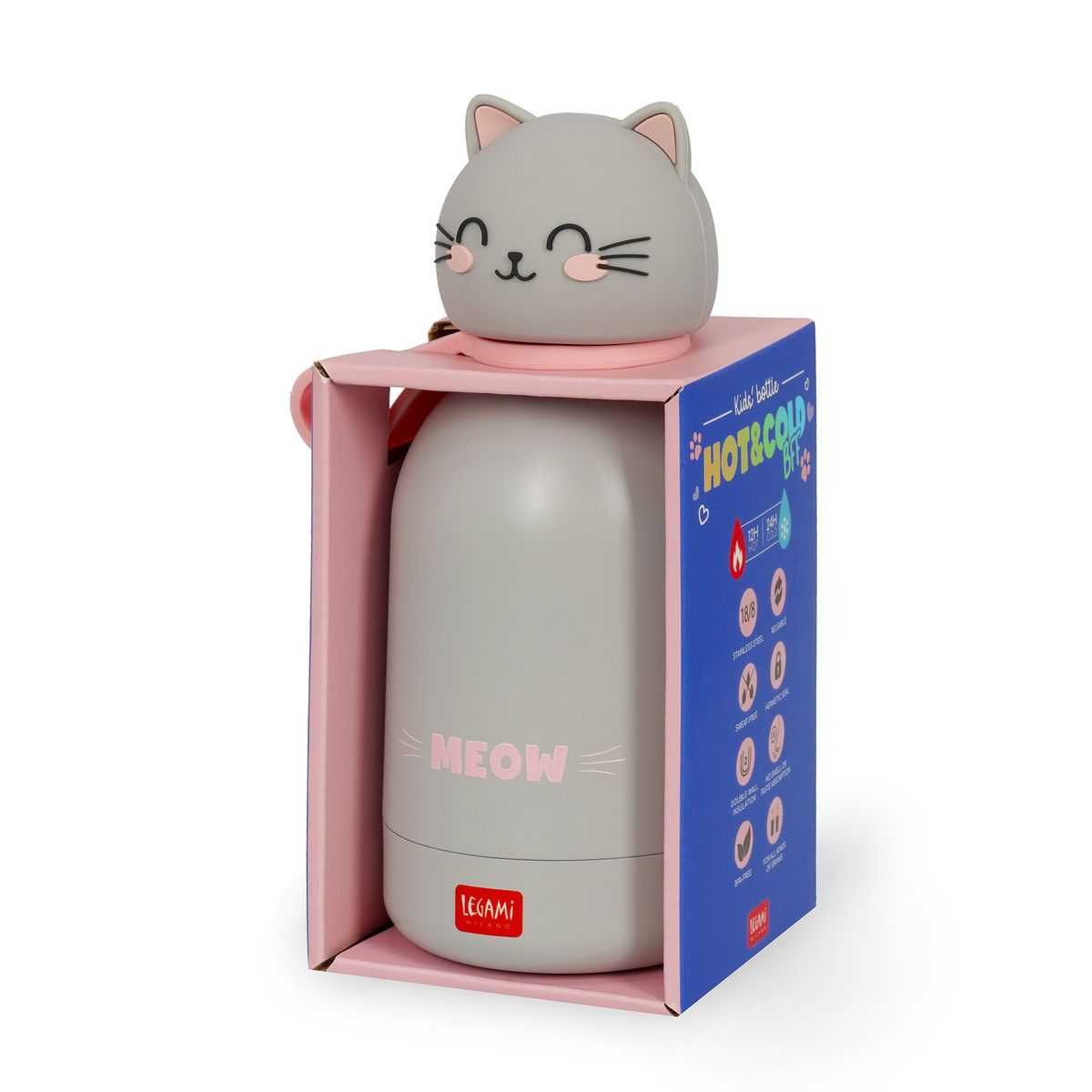 Drikkeflaske 310 ml Meow Legami 