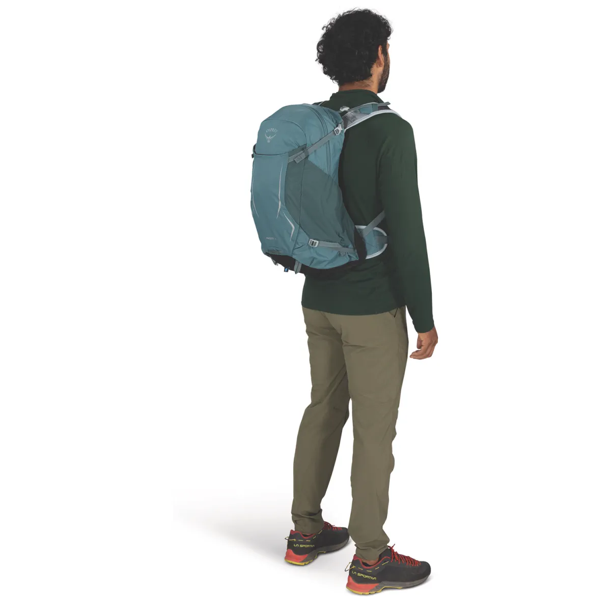 Superlett dagstursekk Hikelite 26 fra Osprey, Cascade Blue