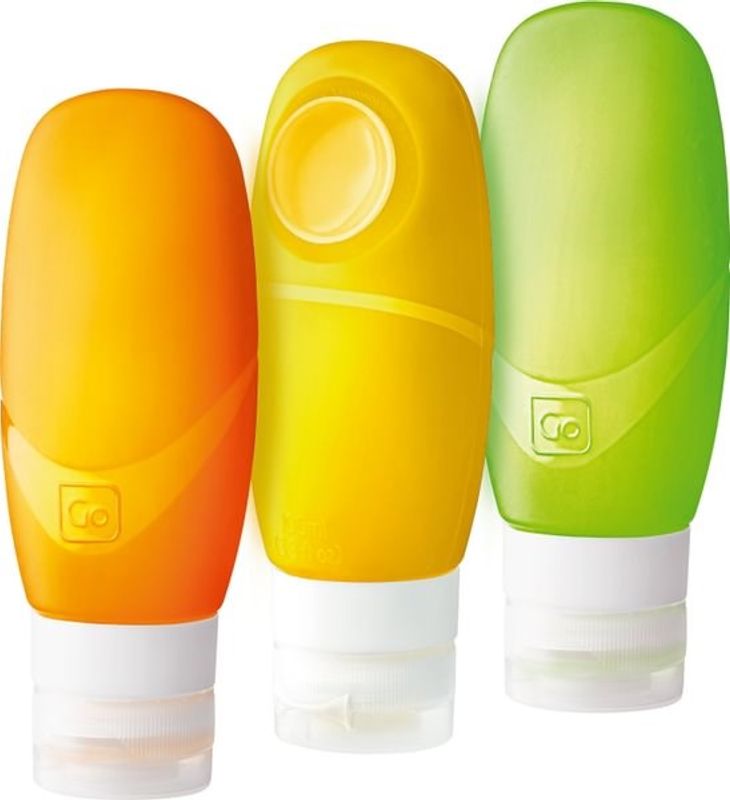 Refillflasker Squeezy 100ml 3 stk Go Travel 