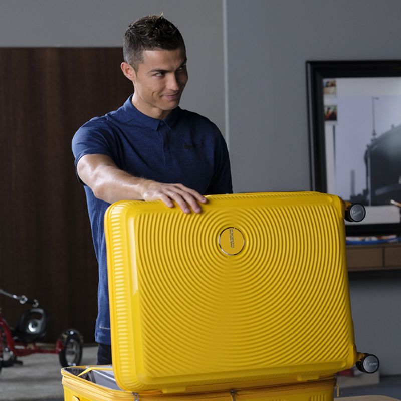 Kabinkoffert utvidbar 35,5-41L Soundbox American Tourister