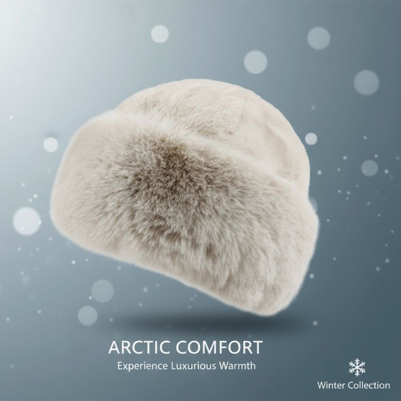 Pelslue  Super Fluffy, hvit