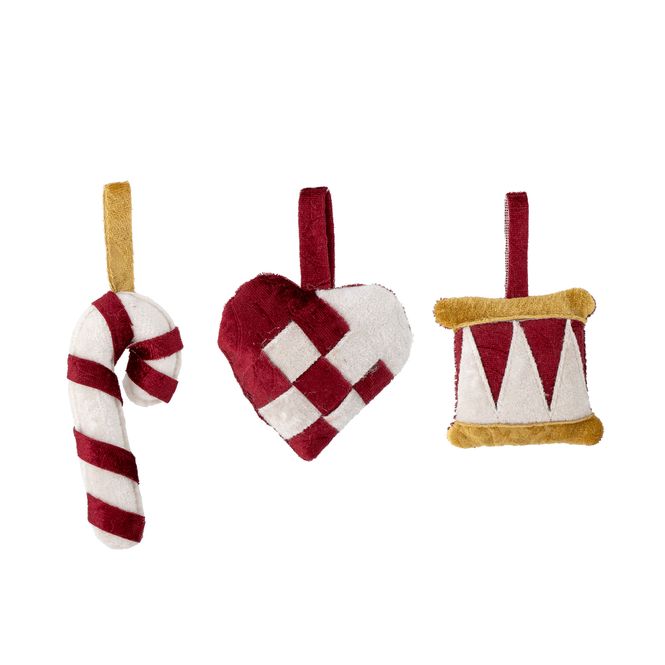 Hovedbilde Bloomingville Julepynt Velua 3PK