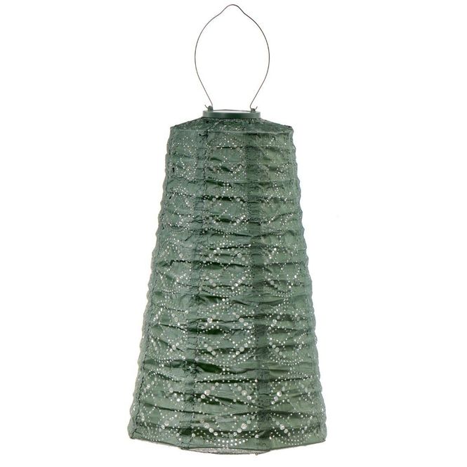 Hovedbilde Lumiz Solcelle Led Lykt Lampshade 28 Mandela Sage Green
