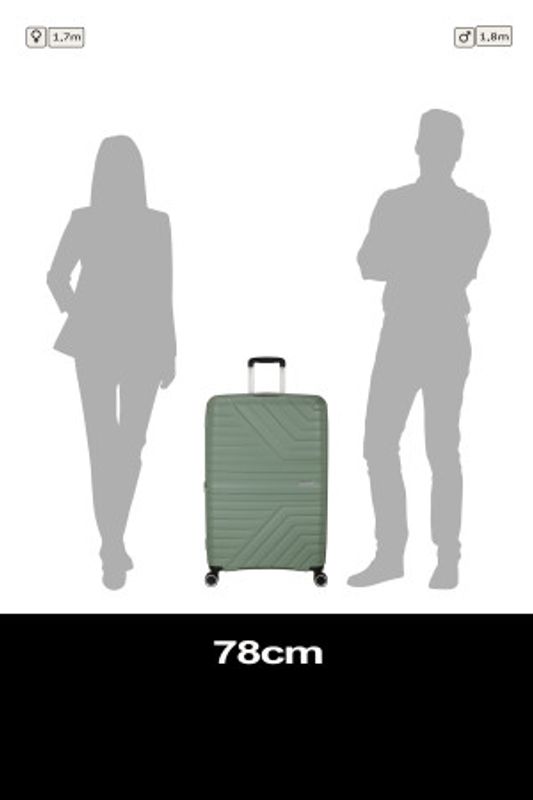 American Tourister Flytwist stor koffert 78 cm – Botanic Green
