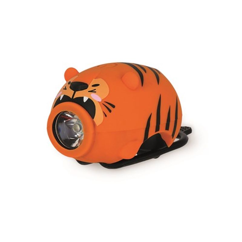 Ladbar sykkelys m/ bjelle Tiger