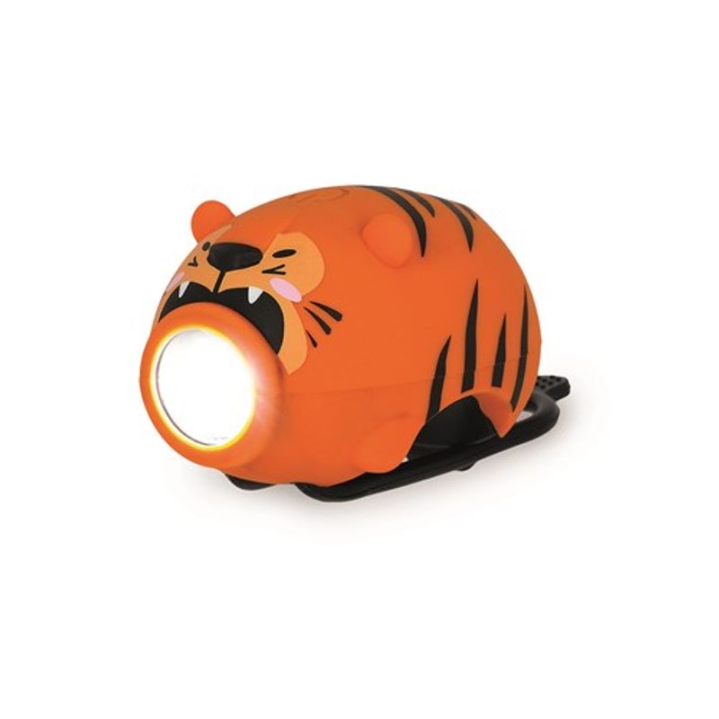 Ladbar sykkelys m/ bjelle Tiger
